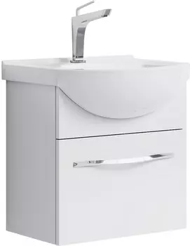Тумба с раковиной Aqwella Allegro 50 подвесная 1 ящик