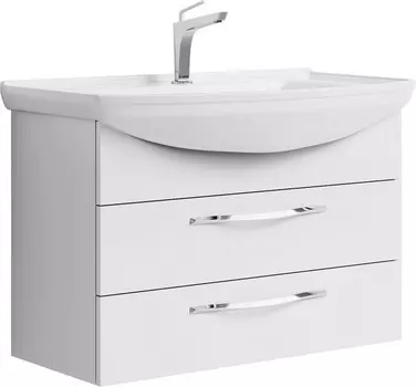 Тумба с раковиной Aqwella Allegro 85 подвесная