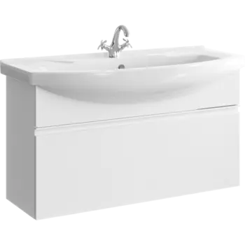 Тумба с раковиной Aqwella Rodos 107 подвесная, белая