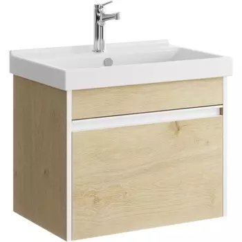 Тумба с раковиной Aqwella Urban 60 подвесная, дуб давос