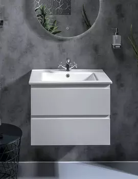 Тумба с раковиной Armadi Art Capolda 65 см, белая