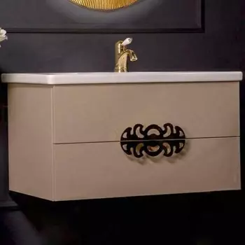 Тумба с раковиной Armadi Art NeoArt 100 подвесная, Cappucino