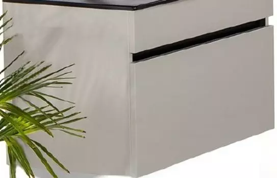 Тумба с раковиной Armadi Art Vallessi 60 кашемир матовая Soft touch, белый