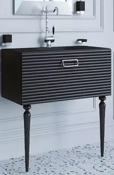 Тумба с раковиной Armadi Art Vallessi Avangarde Linea 80 черная