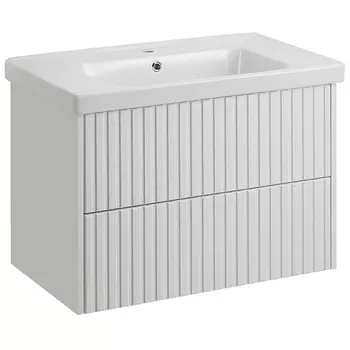 Тумба с раковиной ASB-Woodline Риола 80 подвесная