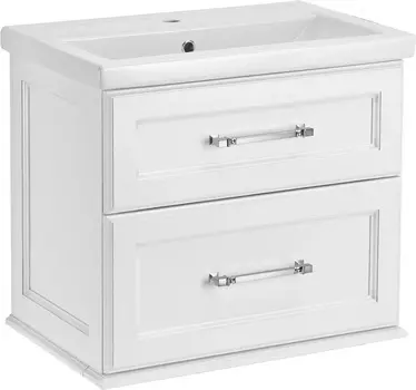 Тумба с раковиной ASB-Woodline Венеция 70 белый