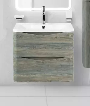 Тумба с раковиной Belbagno Acqua 600-2C-SO-PS Pino Scania