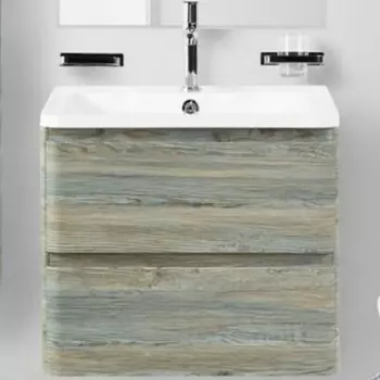 Тумба с раковиной BelBagno Albano-600-2C-SO-PS Pino Scania