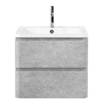 Тумба с раковиной BelBagno Albano 70 подвесная, Cemento Verona Grigio