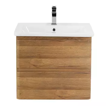 Тумба с раковиной BelBagno Albano-Cer 60 подвесная, Rovere Rustico