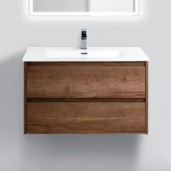 Тумба с раковиной BelBagno Kraft 80 rovere tabacco