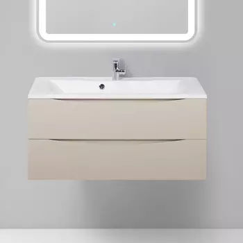 Тумба с раковиной BelBagno Marino 100 crema opaco