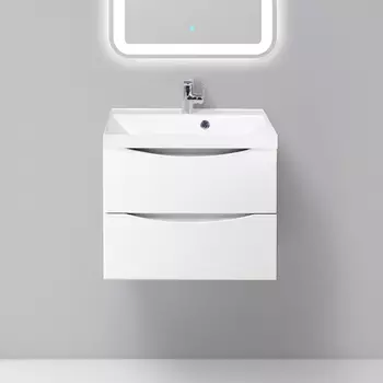 Тумба с раковиной BelBagno Marino 60 bianco lucido