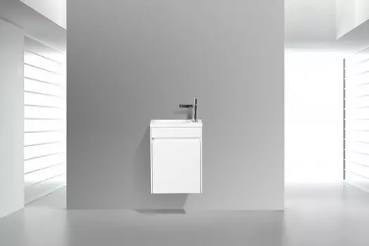 Тумба с раковиной BelBagno Pietra Mini 40 L bianco lucido