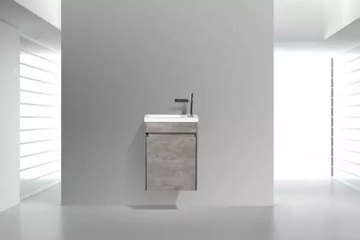 Тумба с раковиной BelBagno Pietra Mini 46 L stucco cemento