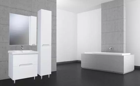 Тумба с раковиной Bellezza Андрэа 80 белая