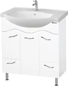 Тумба с раковиной Bellezza Мари 75 белая