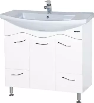 Тумба с раковиной Bellezza Мари 85 белая