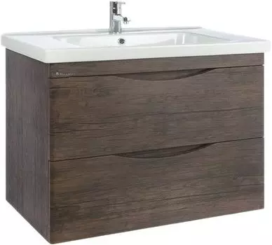 Тумба с раковиной Bellezza Санриса 100 подвесная, орех