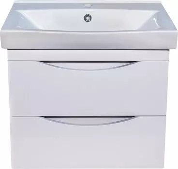 Тумба с раковиной Bellezza Санриса 60 подвесная, белая