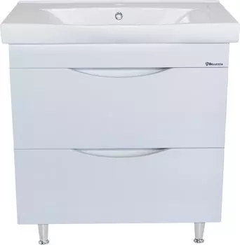 Тумба с раковиной Bellezza Санриса 80 напольная, белая