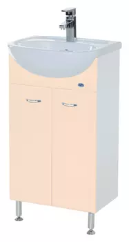 Тумба с раковиной Bellezza Уют 45 бежевая