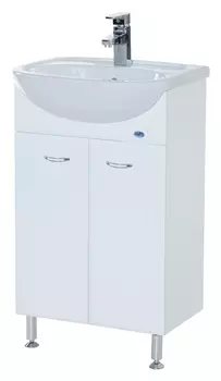 Тумба с раковиной Bellezza Уют 55 белая