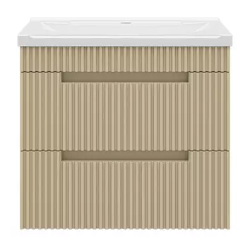 Тумба с раковиной Brevita Ariana 60 подвесная, капучино