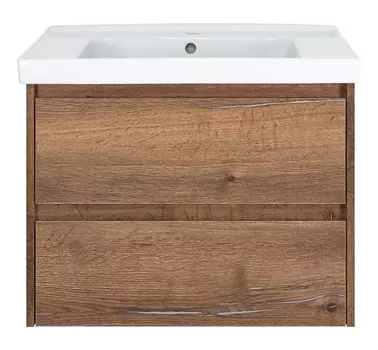 Тумба с раковиной Brevita Dallas 60 подвесная, с 2 ящиками