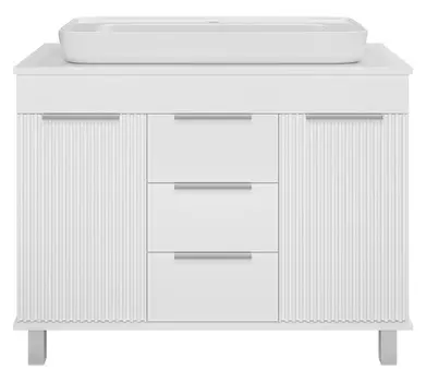 Тумба с раковиной Brevita Enfida 100 напольная белая