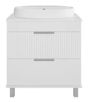 Тумба с раковиной Brevita Enfida 70 напольная, белая