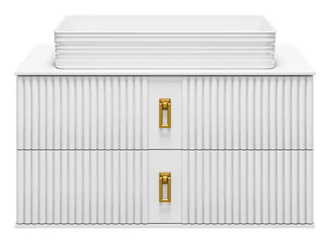 Тумба с раковиной Brevita Sevilla 90 подвесная, белый