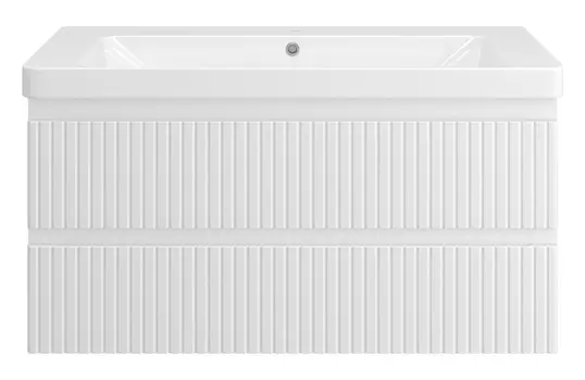 Тумба с раковиной Brevita Victory 105 подвесная, белый