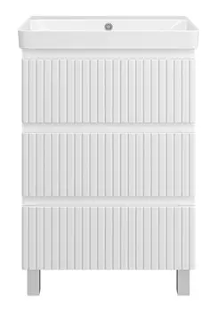 Тумба с раковиной Brevita Victory 60 напольная, белая