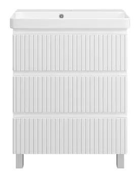 Тумба с раковиной Brevita Victory 70 напольная, белая