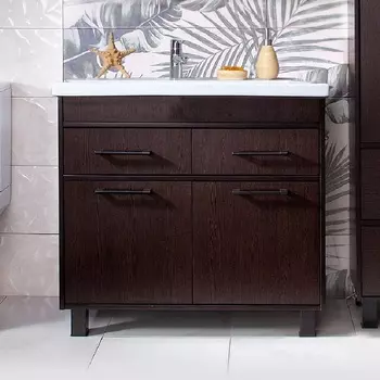 Тумба с раковиной Бриклаер Чили 90 венге (Адриана)