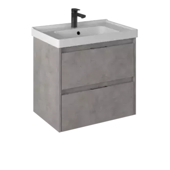 Тумба с раковиной Briz Чикаго 70 подвесная, светло-серая