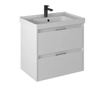 Тумба с раковиной Briz Вена 70 подвесная, белая глянцевая