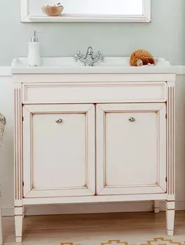 Тумба с раковиной Caprigo Альбион 70 BIANCO Antico