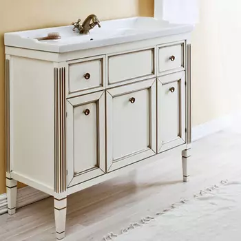 Тумба с раковиной Caprigo Альбион 90 BIANCO Light Vintage
