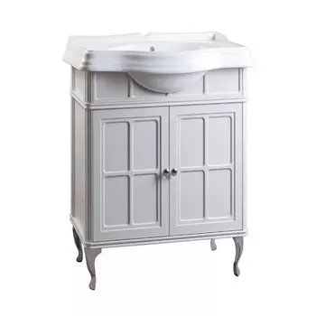 Тумба с раковиной Caprigo Borgo 60 bianco-grigio