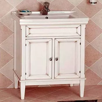 Тумба с раковиной Caprigo Джардин 70 BIANCO Light vintage