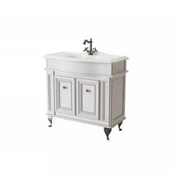 Тумба с раковиной Caprigo Фреско 90 BIANCO alluminio