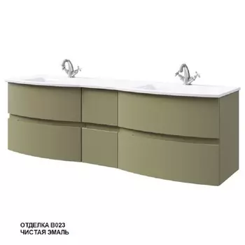 Тумба с раковиной Caprigo Integra 170 INT170.2 оливковый