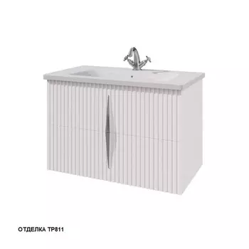 Тумба с раковиной Caprigo Novara 80 35916-TP811 с ящиками, белый