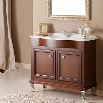 Тумба с раковиной Caprigo Порто 100 NOCE SCURO