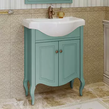 Тумба с раковиной Caprigo Verona 65 blue white