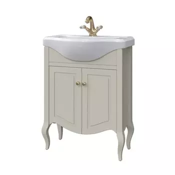 Тумба с раковиной Caprigo Verona 65 с дверками оливин