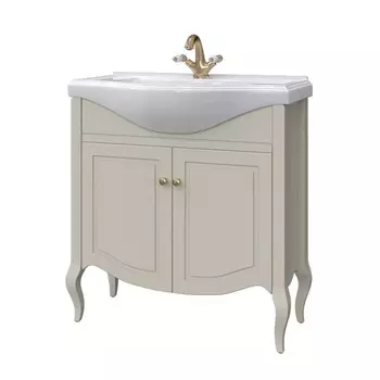 Тумба с раковиной Caprigo Verona 80 с дверками оливин