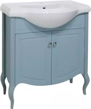 Тумба с раковиной Caprigo Verona-H 80 антарктида, с 2 дверцами